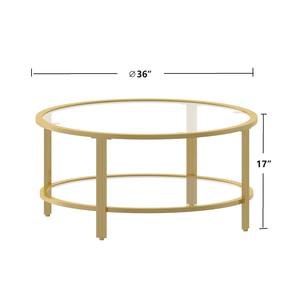 Table basse élégante et écologique pour la maison moderne, accent or et argent, design de tronc d'arbre antique, fer poli, plateau en verre, salon - Product Image 5