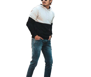 2025มีฮู้ดผ้าคอตตอนปักโลโก้ขนาดพิเศษพิมพ์ลายสไตล์ฮิปฮอปสไตล์ฮิปฮอปผสมลำลองฤดูใบไม้ผลิและฤดูหนาว100% - Product Image 5