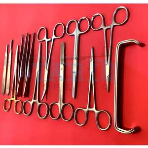 ชุดเครื่องมือผ่าตัดเล็กคุณภาพดีที่สุด ชุดเครื่องมือสำหรับการปฏิบัติงานทั่วไป ประกอบด้วยด้ามมีดผ่าตัดแบบกลม กรรไกร และเครื่องมือผ่าตัดอื่นๆ - Product Image 4