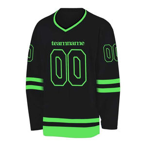 Custom Made Professional <b>Laced</b> <b>Collar</b> Sublimated Youth Ice Hockey Wear Professional Hockey Uniform Jerseys - Product Image 6