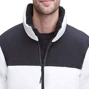 Veste matelassée à bulles en duvet pour homme, design logo, hiver, extérieur, poids lourd, veste à bulles - Product Image 2