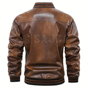 แจ็คเก็ตบอมเบอร์สำหรับผู้ชายขนาดพลัสไซส์ - Product Image 2