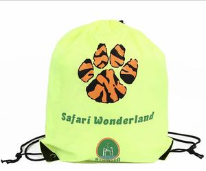 กระเป๋าหูรูดหลากสีโพลีเอสเตอร์น้ำหนักเบาทนทานสูงใช้ซ้ำได้กระเป๋าส่งเสริมการขายที่น่าเชื่อถือราคาไม่แพง - Product Image 2