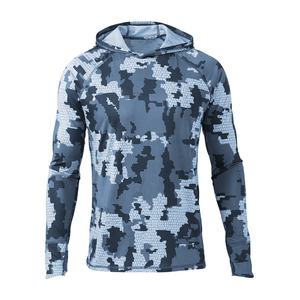 OEM ODM Men's Camouflage Fishing Shirt Breathable <b>Sunscreen</b> Clothing Summer Windproof Hooded Sweatshirt Hunting Suit - Product Image 6