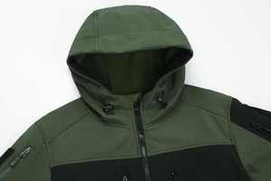 High Quality Men's Vintage <b>Denim</b> Fleece <b>Jacket</b> Stand Collar Waterproof Breathable for Outdoor Sports Plus Size Winter Features - Product Image 3