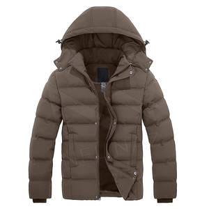 Manteau décontracté pour homme, style streetwear, chaud, nouvelle mode d'hiver, veste matelassée coupe-vent, imperméable, à capuche, style urbain - Product Image 1