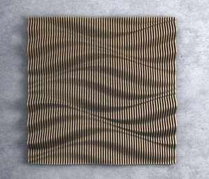 Art mural moderne en bois 3D artisanal Art déco Tête de lit paramétrique personnalisée pour anniversaire et décoration de la maison - Product Image 5