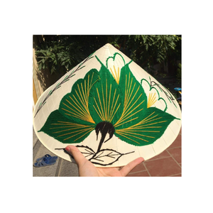 Sombrero de sol asiático vietnamita de alta calidad, sombrero cónico de bambú, sombrero cónico de hoja de palma - Product Image 1