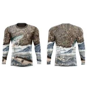 Jersey de pesca de calidad superior para hombre, camisas de poliéster para pesca al aire libre de alto rendimiento de secado rápido, diseño de logotipo personalizado 2025 - Product Image 6
