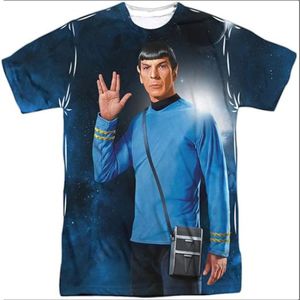Star Trek Spock Live a sublimazione stampa in poliestere per adulti <span class=keywords><strong>T</strong></span>-<span class=keywords><strong>Shirt</strong></span> da palestra <span class=keywords><strong>T</strong></span>-<span class=keywords><strong>Shirt</strong></span> che vende la migliore qualità del cotone 100% - Product Image 1