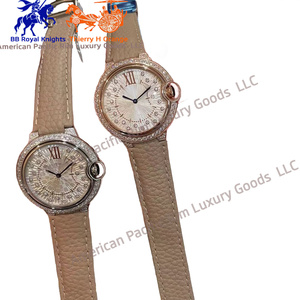 Big Brand Factory Ladies' Rose Gold Diamond Watch Stainless Steel Wristband Quartz Movement Pointer Dial for Business New - Product Image 6
