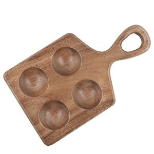 Plateau à oeufs de couleur naturelle de qualité supérieure avec poignée en acier inoxydable Organisateur de stockage de réfrigérateur de cuisine pour usage domestique Vente en gros OEM ODM - Product Image 1