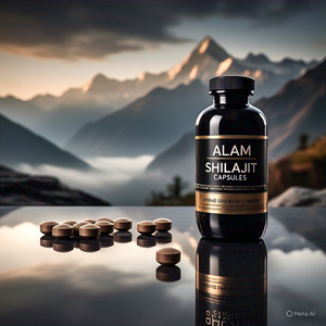 Purest Most Potent Shilajit Capsules Suplementos de ácido fúlvico secado al sol orgánico natural de alta calidad Embalaje de 30 piezas - Product Image 1