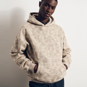 Vente en gros de sweats à capuche personnalisés avec impression pullover sweat à capuche unisexe de haute qualité en polaire vierge pour hommes - Product Image 6