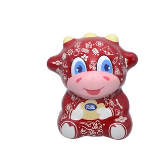 Contenedor de Hojalata con Forma de Vaca Impreso Personalizado con Dos Latas para Envasado de Dulces, Logotipo Personalizado - Product Image 5