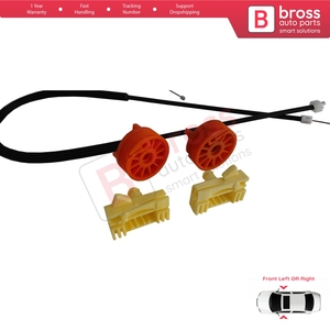Juego de Reparación de Elevalunas Eléctrico BWR992, Delantero Izquierdo o Derecho, para C3 Pluriel MK1 Convertible 2003-2010 9221P1 9222N9 - Product Image 4