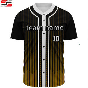 Trendiges, vollflächig sublimiertes Logo, 100 % Polyester, bequeme Sport-Activewear, schnelltrocknendes Baseball-Trikot - Product Image 5