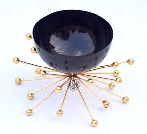 ชามสแตนเลสเกรดอาหารคุณภาพสูงพร้อมขาตั้งไม้ ออกแบบพิเศษ ดูน่าดึงดูดและน่าพอใจตา - Product Image 3