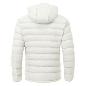 Chaqueta Acolchada para Hombre Directo de Fábrica, Abrigo Ligero Informal de Invierno con Capucha Desmontable, Logotipo Personalizado, Apta para Trabajo y Senderismo - Product Image 2