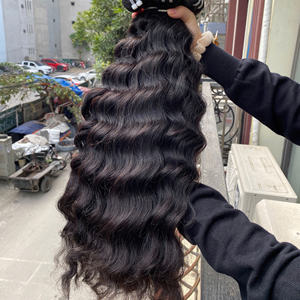 Extensiones de Cabello Camboyano Virgen Ondulado, Trama Doble a Máquina, Pedido al por Mayor, Estilo de Onda Natural - Product Image 3