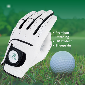 Super September Custom Cabretta Guantes de golf de cuero Alto agarre Transpirabilidad Protección UV para mano izquierda OEM Deportes de piel de oveja - Product Image 2