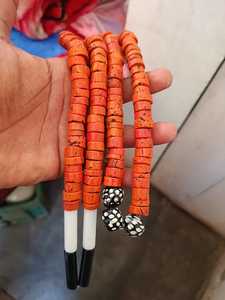 Perles de verre vertes sur mesure, finition antique, aspect vieilli, forme de conifère, emballage en boîte de marque pour la fabrication de bijoux, origine naturelle - Product Image 3