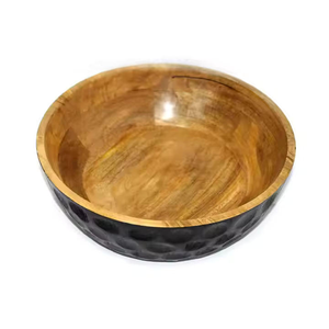 Ensaladera de Madera Esmaltada Ecológica, Pulida, Multicolor, de Tamaño Personalizable, Moderna, para Servir Ensaladas y Frutas en la Mesa de Comedor - Product Image 6