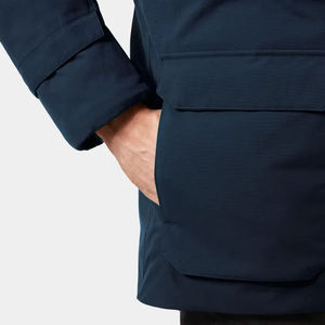 Veste longue de randonnée, de voyage et d'extérieur, logo personnalisé, veste d'hiver pour homme, coupe-vent, matelassée, respirante, chaude, veste de pêche - Product Image 5
