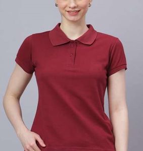 Camiseta Polo para Mujer al por Mayor, de Alta Calidad, Lisa, Deportiva, de Secado Rápido, para Golf, Ropa de Verano para Damas - Product Image 1