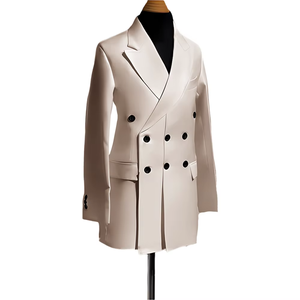 Custom <b>Men's</b> Slim Blazer <b>Royal</b> <b>Blue</b> Business Formal Coat with Single Breasted Closure Casual Style Black Red Grey Purple <b>Jacket</b> - Product Image 2