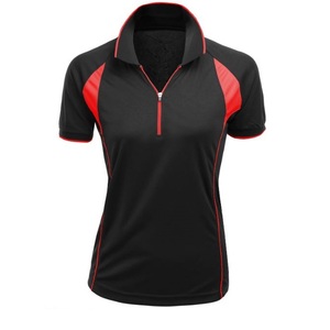 เสื้อกอล์ฟลำลองสำหรับผู้หญิงขายส่งสำหรับฤดูร้อน ทรงเข้ารูป แขนสั้น ผ้าฝ้ายผสมโพลีเอสเตอร์ พิมพ์ลายดิจิตอลแบบระเหิด รับสกรีนโลโก้ - Product Image 2