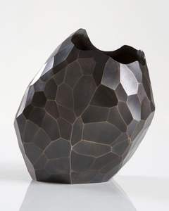 Jarrón de Metal de diseño martillado con acabado plateado, sala de estar de mesa más vendido para florero decorativo, decoración de dormitorio - Product Image 5