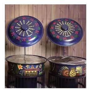 Elegante plato de frotamiento de cobre martillado accesorio de comedor de mesa artesanal para bodas hoteles banquetes restaurante - Product Image 6