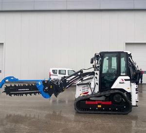 Chargeuse sur chenilles diesel Hidromek HMK 62T 4x4 de haute qualité à prix d'usine, moteur PLC, haute capacité de charge pour la construction - Product Image 4