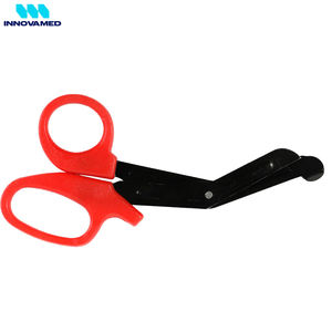 Tijeras de enfermería con mango rojo Servicio OEM de acero inoxidable Calidad Premium Tijeras de trauma EMT de la más alta calidad POR INNOVAMED - Product Image 4