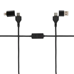 Cavo USB Personalizzato Datalock 60W RCS Sostenibile per Prodotti Promozionali - Product Image 3