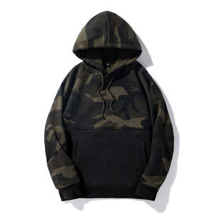 Veste décontractée à capuche pour homme, en coton 100%, camouflage brodé, hiver, grande taille, chaude - Product Image 6
