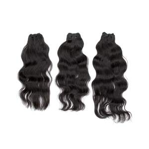 Cabello Humano Brasileño Virgen al por Mayor, 3 Paquetes, Lacio Rizado con Cierre 5x5, Color Negro Natural para el Mercado Africano, OEM OBM - Product Image 5