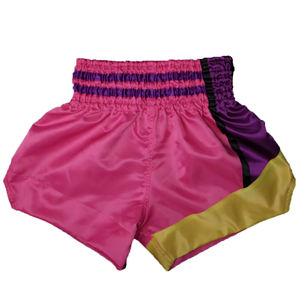 Shorts de Muay Thai brodés sur mesure pour hommes, shorts de combat de boxe entièrement personnalisés pour hommes et femmes, shorts de Muay Thai en polyester - Product Image 4