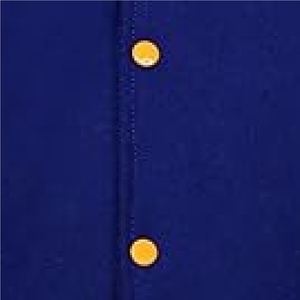 Chaqueta Bomber Azul Marino y Amarillo de Dos Tonos, Atuendo Casual Moderno, Chaqueta Varsity Clásica Azul Marino, Ropa Deportiva Llamativa - Product Image 3