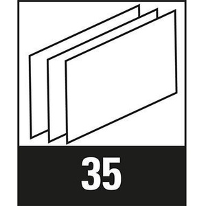 HAN X-CROSS DIN A4 35 Carpetas Colgantes de Poliestireno Negro, Cestas Colgantes para Archivos - Product Image 6