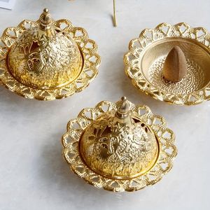 ฝาครอบก้านจุดธูป TQC ดีไซน์ลายฉลุแบบ Jali ผลิตจากโลหะคุณภาพดีเยี่ยม สำหรับตกแต่งบ้าน ร้านอาหาร และใช้กับธูปแบบอเมริกัน Bakhoor - Product Image 6