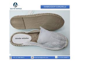 Alpargata bordada en lienzo para mujer y niña, plantilla estampada a la moda, parche disponible en diferentes colores y tamaños, novedad de 2023 - Product Image 5