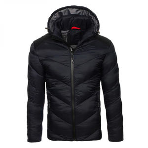 Chaquetas acolchadas personalizadas, ropa para hombres, servicio OEM, producto premium de alta calidad, tela de poliéster, logotipo personalizado, sudadera con cremallera - Product Image 4