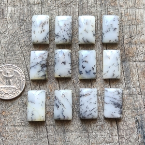 100% tự nhiên dendrite Agate Cabochon, hình chữ nhật Shape Loose đá quý, chính hãng tự nhiên dendrite Agate đối với trang sức làm - Product Image 1