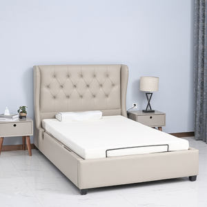 Cama de Hospital Eléctrica Plegable con Barandillas Laterales Ajustables y Colchón - Product Image 3