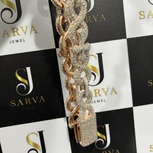 Collares de Moissanita de Alta Calidad en Plata de Ley 925 con Certificación IGI, Chapados en Oro Personalizados, Estilo Hip Hop - Product Image 5