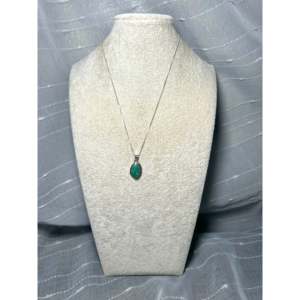 Sonoran Gold Turquoise & Sterling Silver Necklace Navajo-<b>Crafted</b> Cultural Collectible Jewelry - Product Image 3