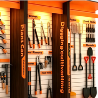 Support d'affichage pour outils à main en métal perforé sur mesure, présentoir commercial pour salle d'exposition