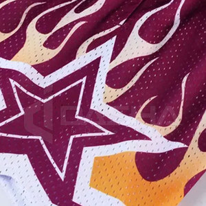 Pantalones cortos de baloncesto personalizados para hombre con diseño de malla doble, logotipo bordado, conjunto transpirable de talla grande, estilo liso - Product Image 6